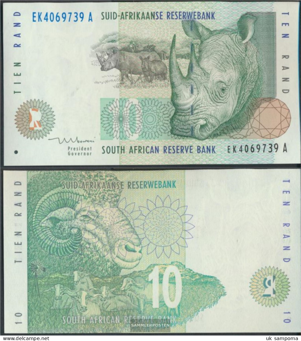 South Africa Pick-number: 123b Uncirculated 1999 10 Rand - South Africa