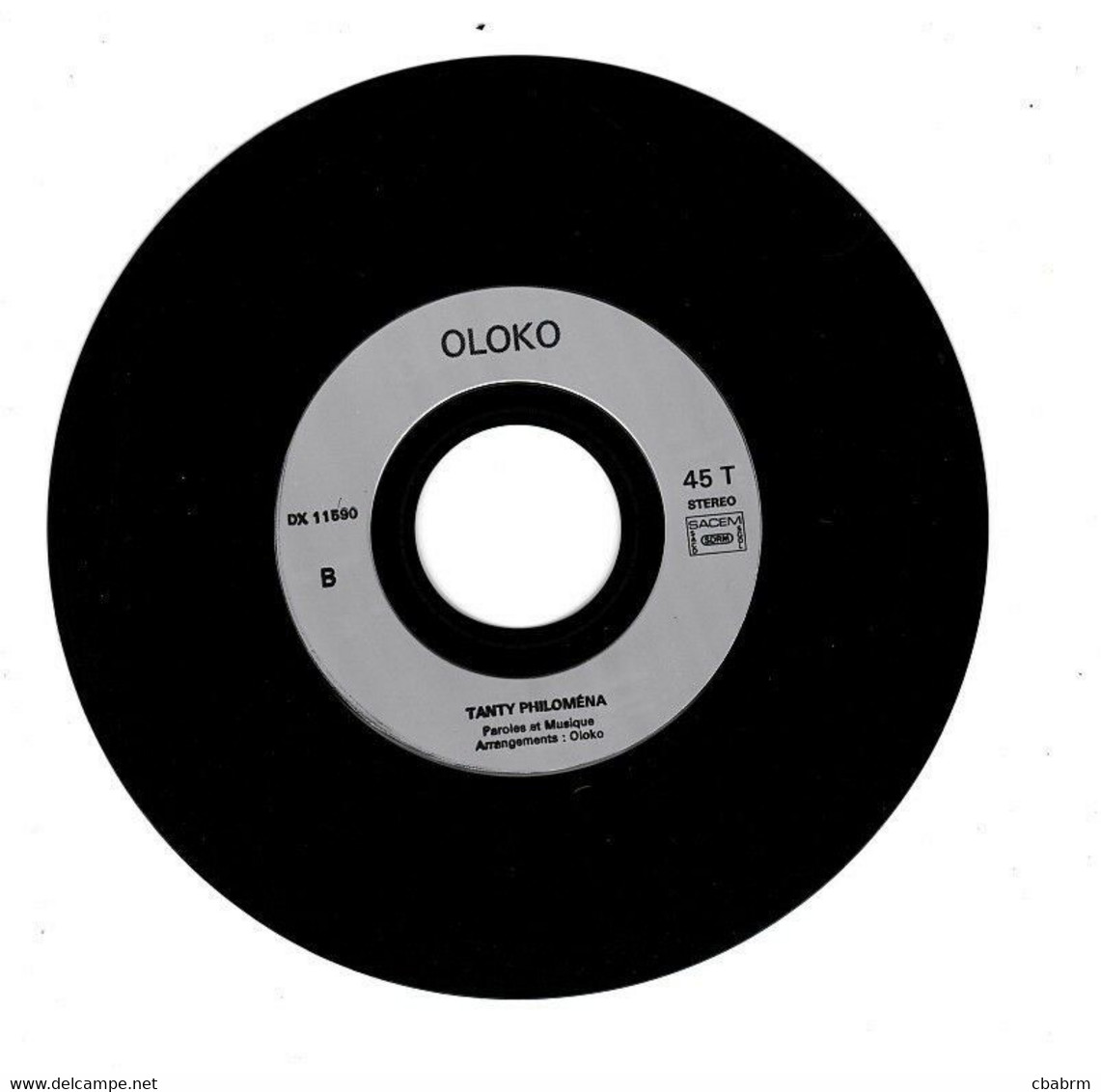 SP 45 TOURS OLOKO WE'RE LIVIN' / TANTY PHILOMENA Not On Label DX 11590 - Reggae