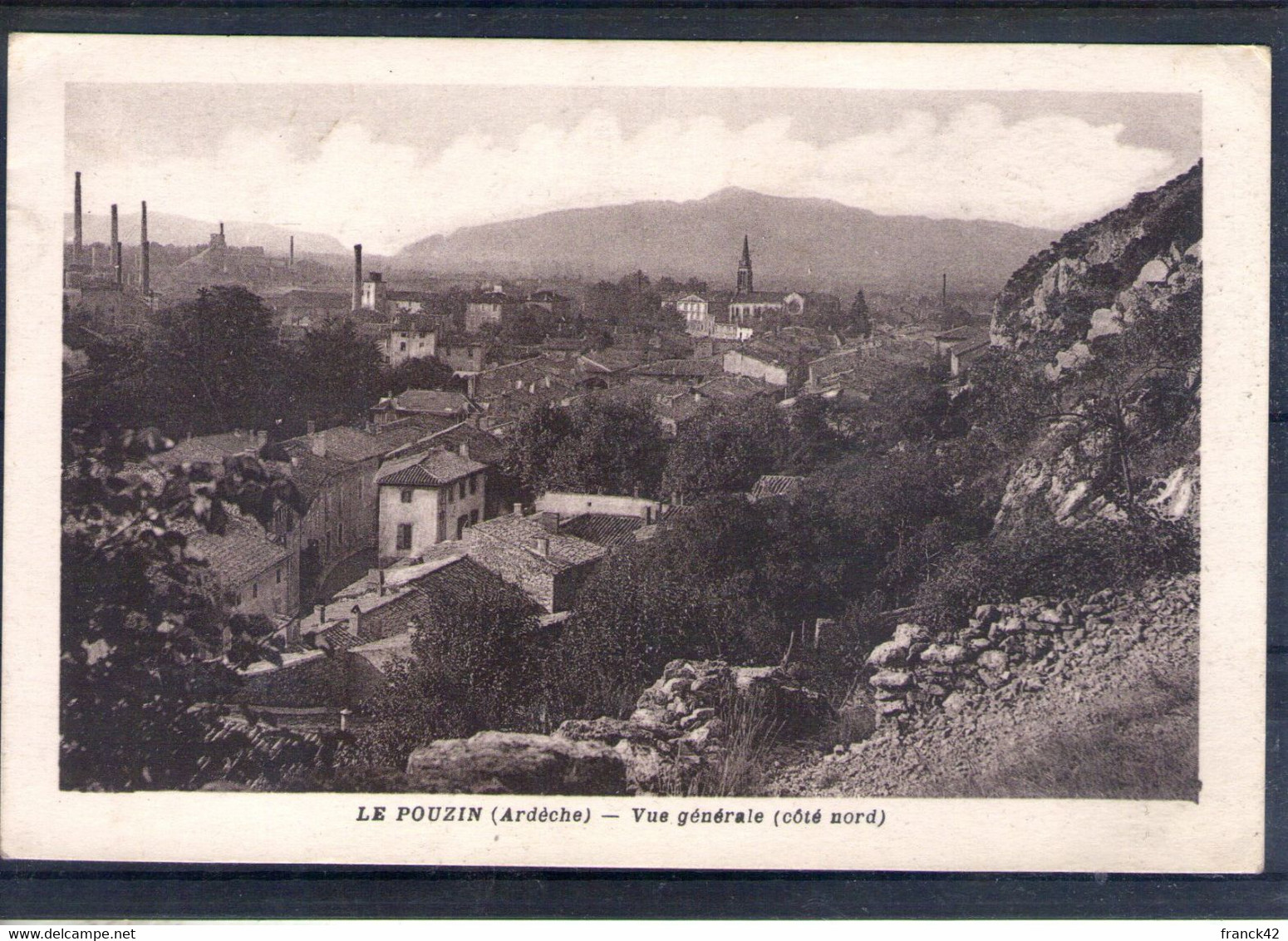 07. Le Pouzin. Vue Générale Côté Nord - Le Pouzin