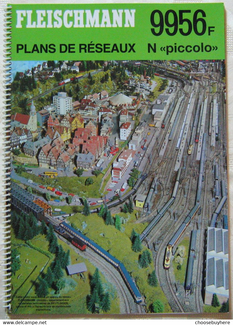 Fleischmann Gleisplan 9956F N PICCOLO Gleispläne Anlagen Ratgeber Modellbahn Plan Des Voies Fleischmann 9956F N PICCOLO - Binari