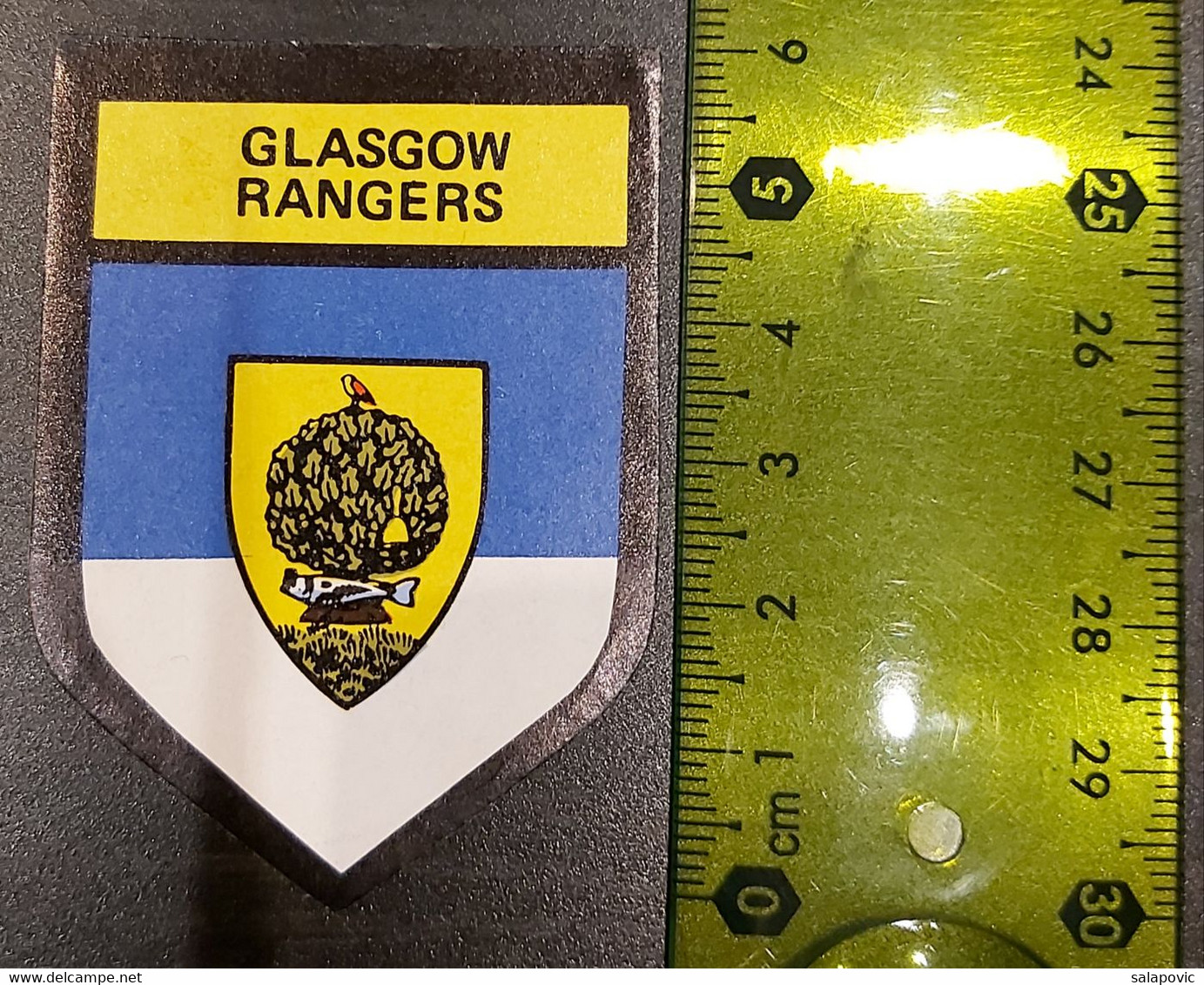 FC RANGERS GLASGOW, Scotland Football Club OLD STICKER - Uniformes Recordatorios & Misc