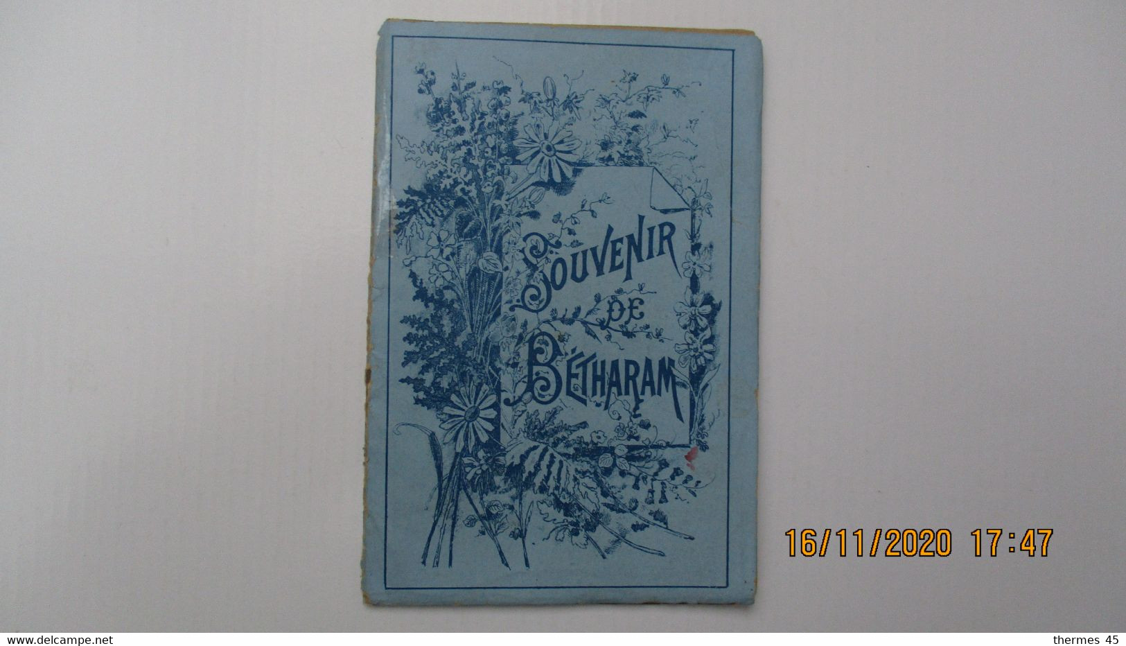 Dépliant : SOUVENIR DE BETHARAM / 12 Fois 2 Illustrations SEPIA - Dépliants Turistici