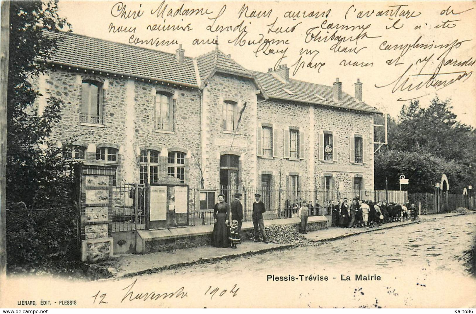 Le Plessis Trévise * La Mairie * école Des Garçons * Postes Ptt - Le Plessis Trevise