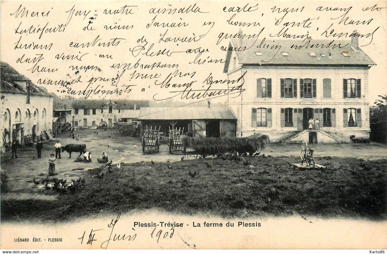 Le Plessis Trévise * La Ferme Du Plessis * Agriculture Agricole - Le Plessis Trevise