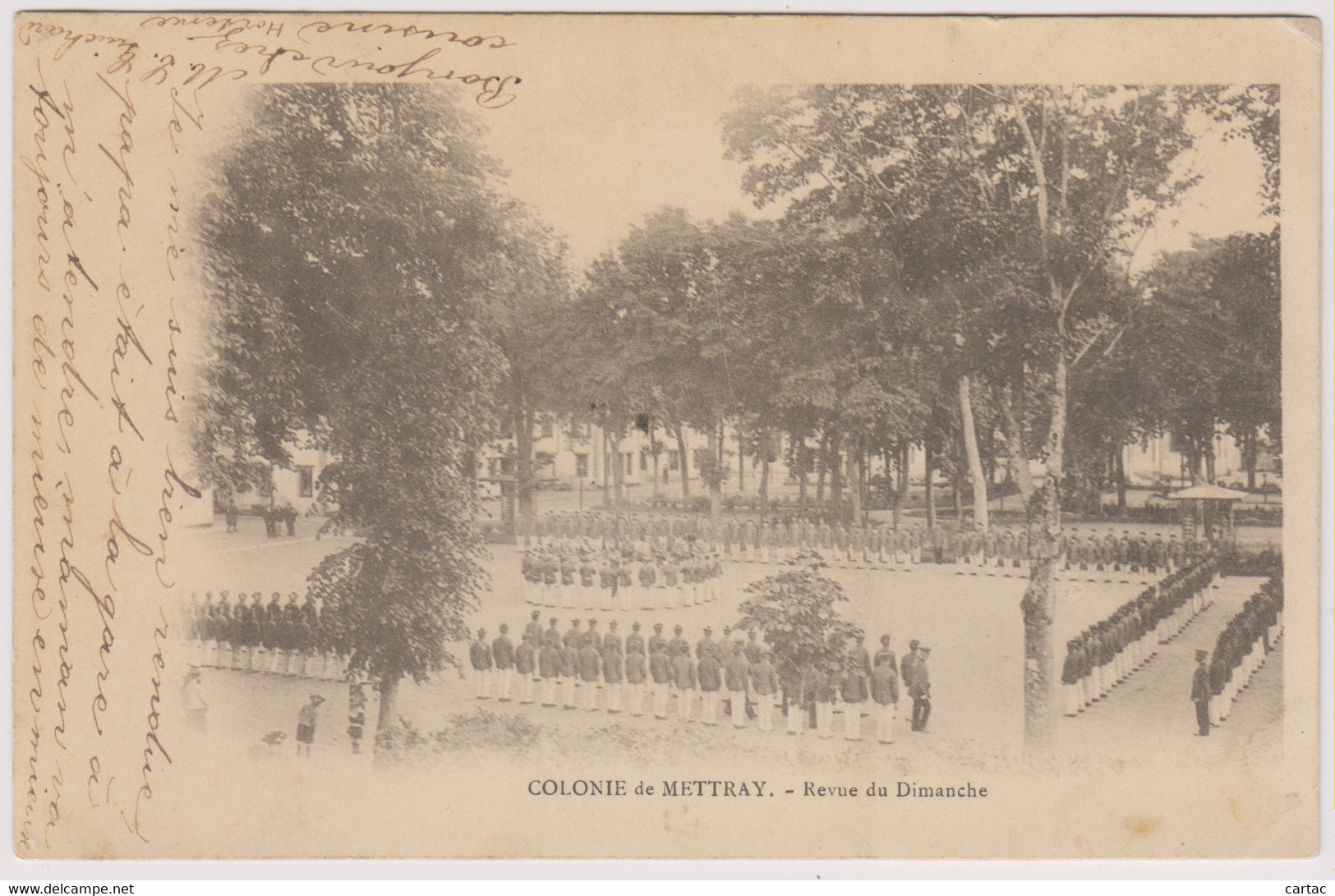 D37 - METTRAY - COLONIE DE METTRAY - REVUE DU DIMANCHE - Nombreux Militaires - PRECURSEUR - Mettray