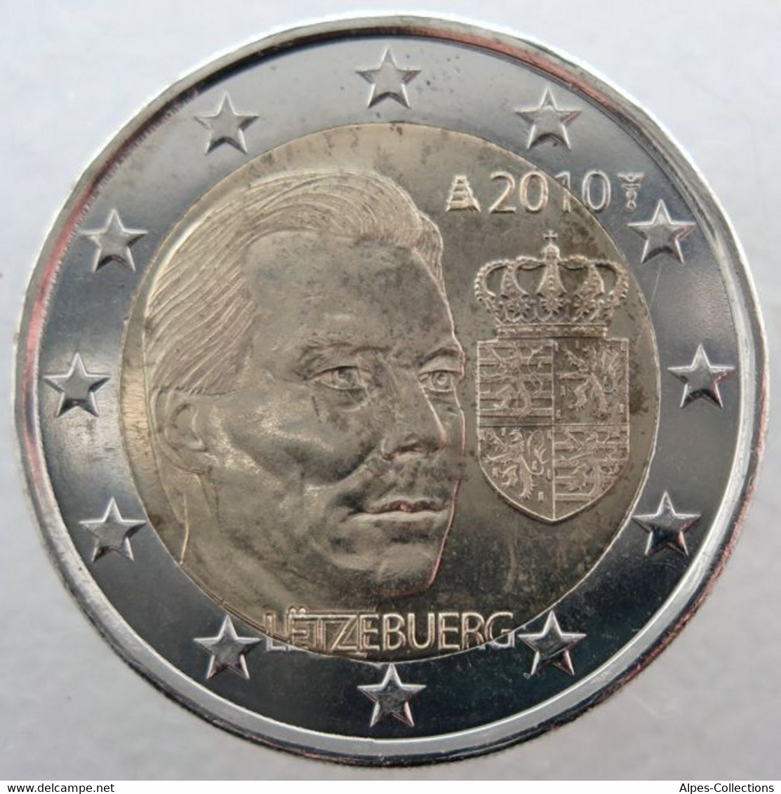 LU20010.1 - LUXEMBOURG - 2 Euros Commémo. Grand-Duc Henri Et Ses Armoiries - 2010 - Luxembourg