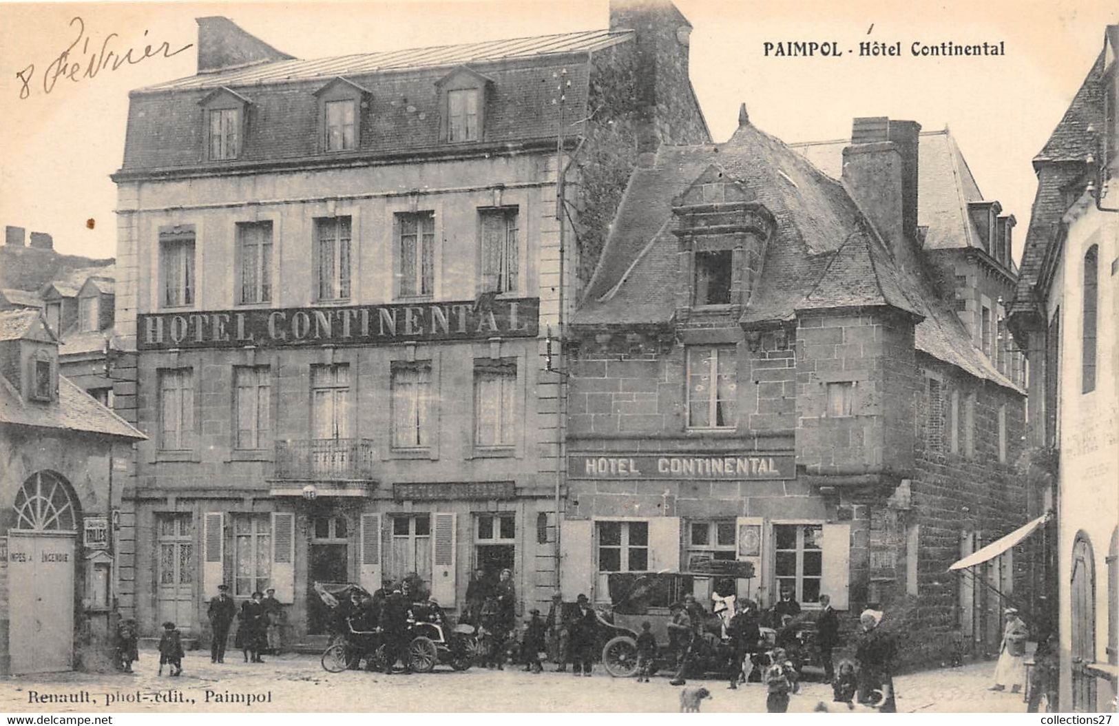 22-PAIMPOL- HÔTEL CONTINANTAL - Paimpol