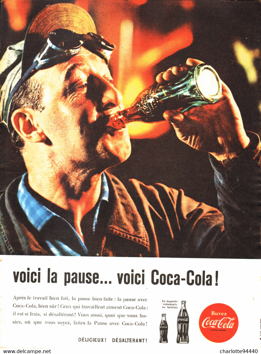 PUB    " COCA COLA  "  1960  ( 16 ) - Affiches Publicitaires