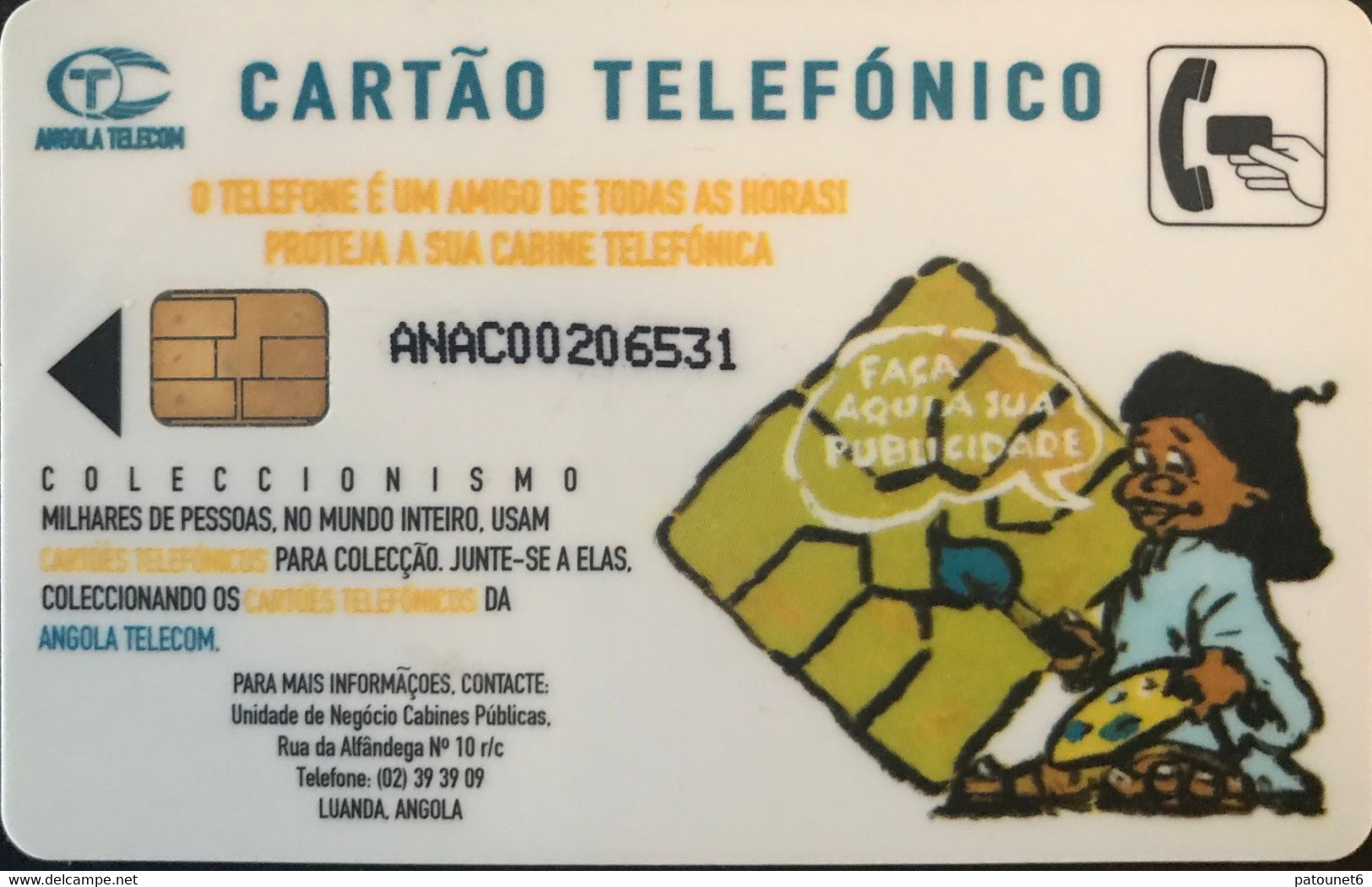 ANGOLA  -  Phonecard  - Tribu Jeune -   150 Impulsos - Angola