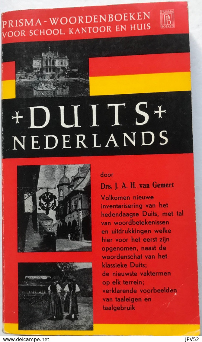 (393) Prisma Woordenboek - Duits-Nederlands - 1967 - Dictionnaires