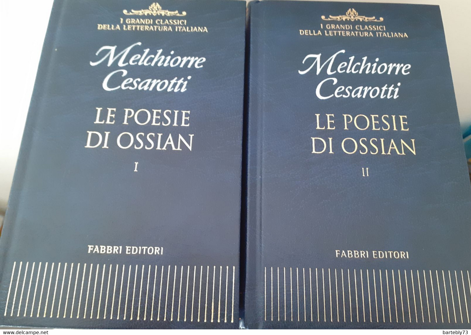 Le Poesie Di Ossian (2 Vol.) Di Melchiorre Cesarotti - Poésie