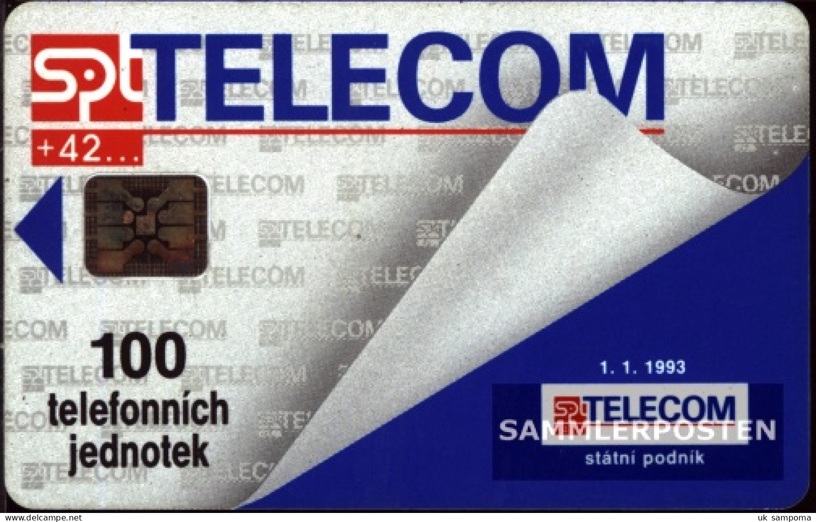 Czechoslovakia 880 100 Units Used Telecom 1.1.93 - Tschechoslowakei