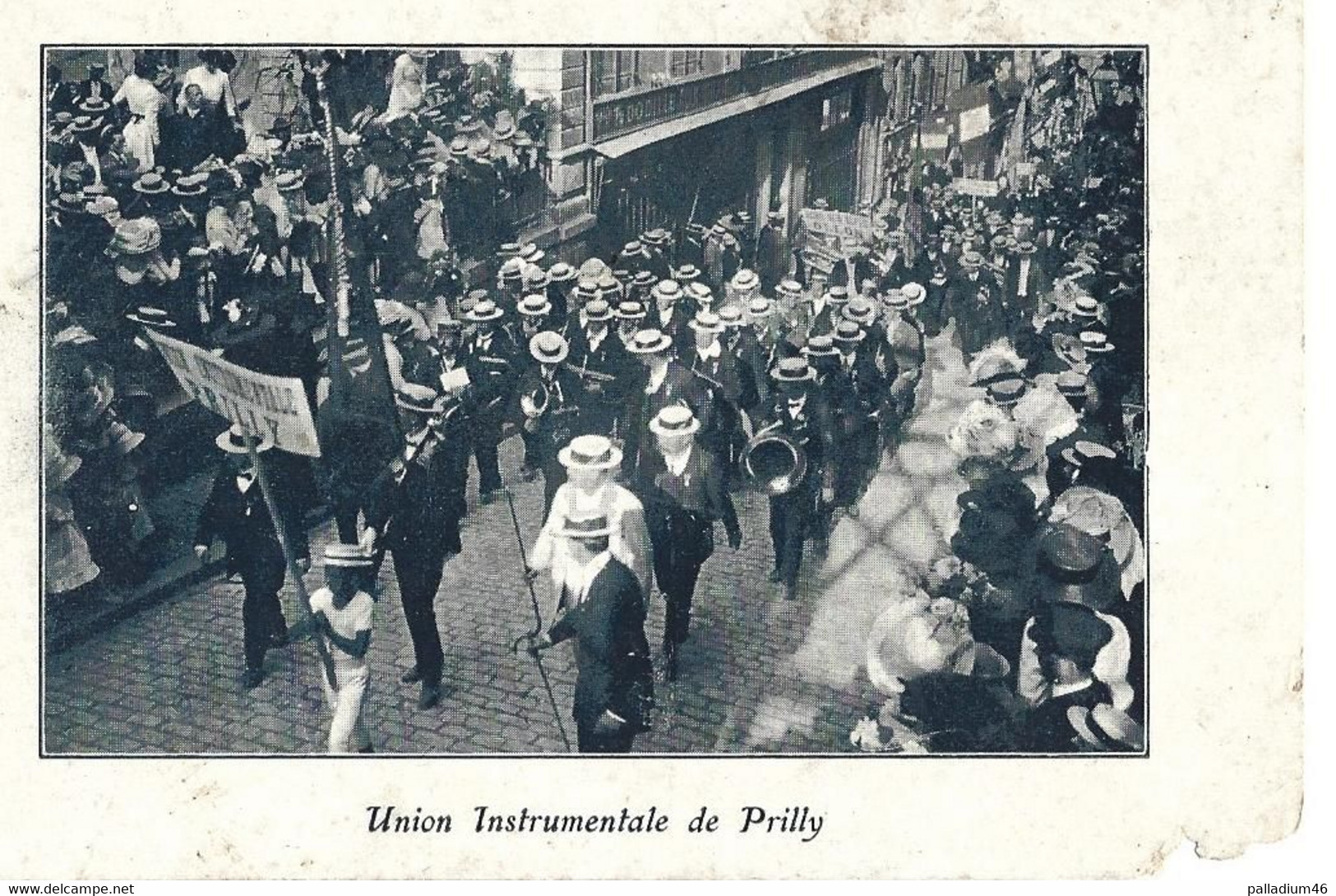 VAUD PRILLY - UNION INSTRUMENTALE DE PRILLY - **RARETÉ** FANFARE FONDÉE EN 1909 - DEFILÉ - Prilly