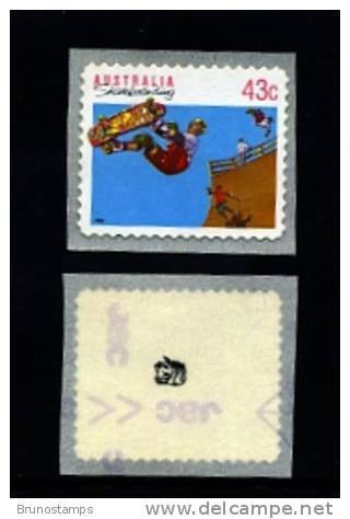 AUSTRALIA - SPORTS SERIES  43 C. P&S  SKATEBOARDING  REPRINT 1 KOALA  MINT NH - Essais & Réimpressions