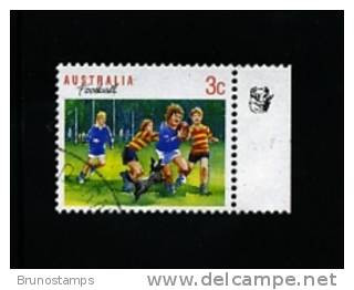 AUSTRALIA - SPORTS SERIES  3 C. FOOTBALL  REPRINT 1 KOALA  FINE USED - Proofs & Reprints