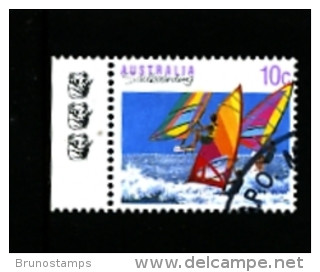 AUSTRALIA - 1993  10c. SAILBOARDING  3 KOALAS  REPRINT  FINE USED - Ensayos & Reimpresiones