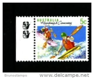 AUSTRALIA - 1993  5c.  CANOEING  2 KOALAS  REPRINT  MINT NH - Prove & Ristampe