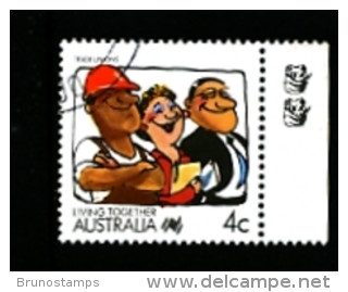 AUSTRALIA - 1990  4c. TRADE UNIONS 2 KOALAS  REPRINT  FINE USED - Ensayos & Reimpresiones