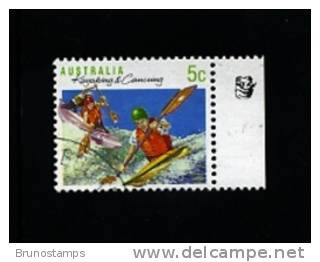 AUSTRALIA - SPORTS SERIES  5 C. KAYAKING  REPRINT 1 KOALA  FINE USED - Probe- Und Nachdrucke