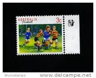 AUSTRALIA - SPORTS SERIES  3 C. FOOTBALL  REPRINT 1 KOALA  MINT NH - Prove & Ristampe