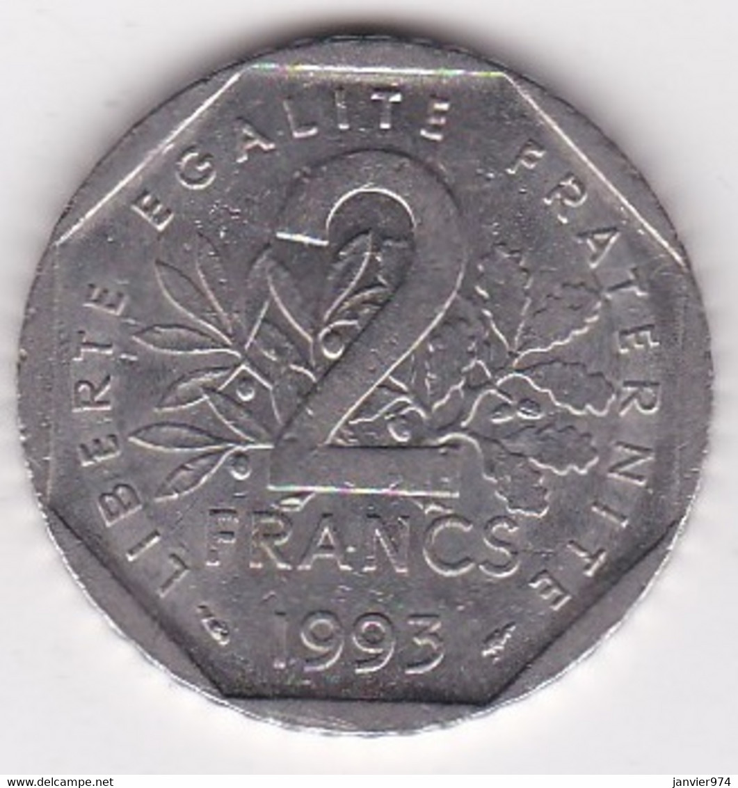 2 Francs Jean Moulin 1993, En Nickel - Commémoratives