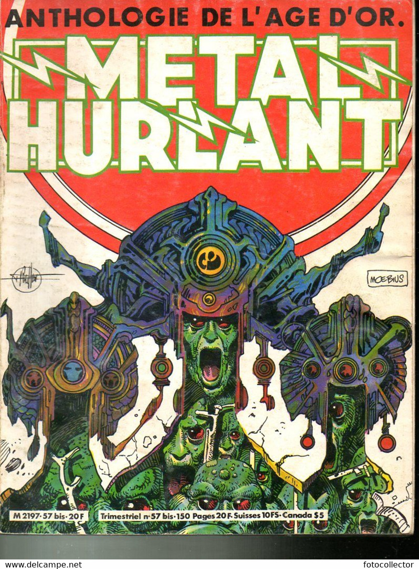 Métal Hurlant N° 57 Bis Spécial Anthologie De L'âge D'or - Métal Hurlant