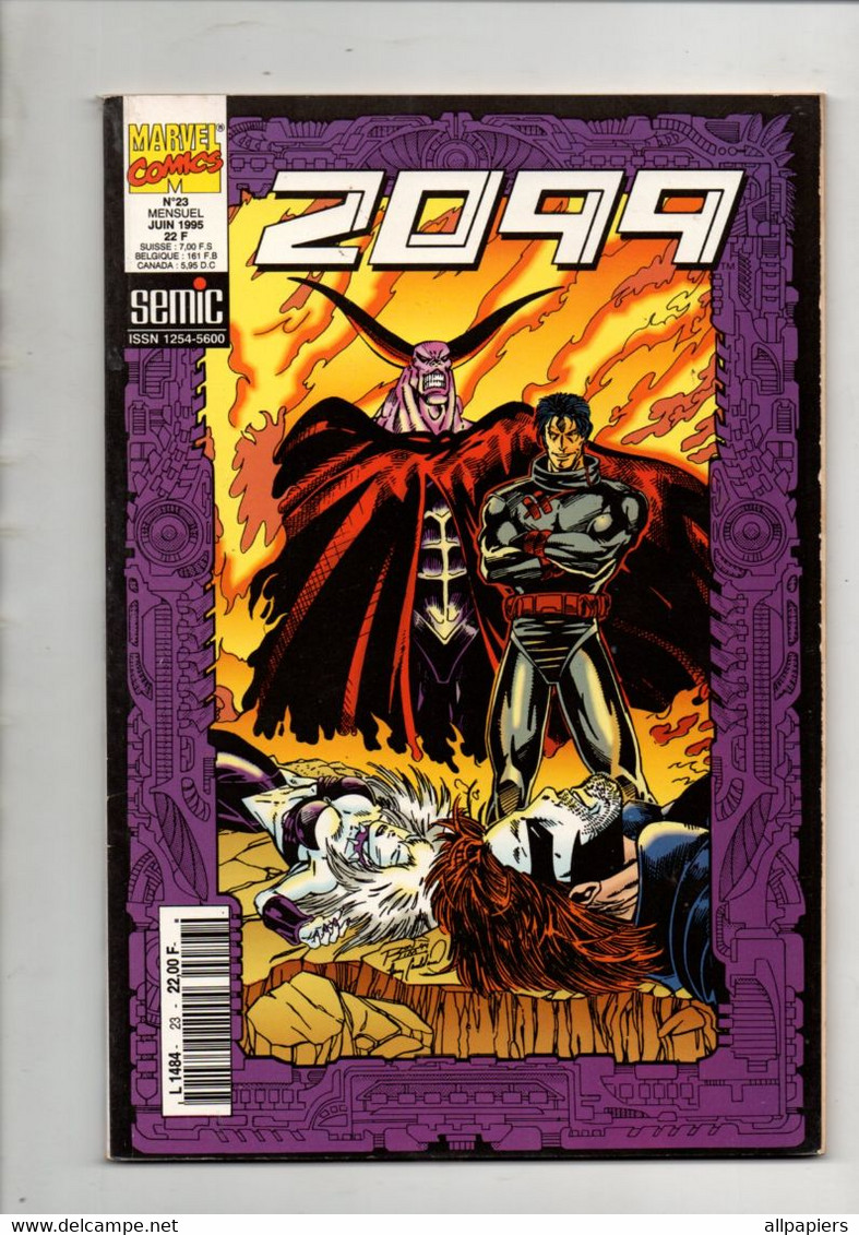 Comics 2099 N°24 Ghost Rider 7 - Spider-Man 25 - Doom 23 - X-Men 14 - éditions Semic De 1995 - Lug & Semic