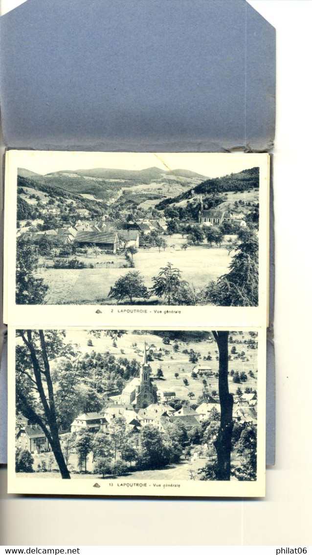 Livret de 12 cartes de Lapoutroie et ses environs (années 50)