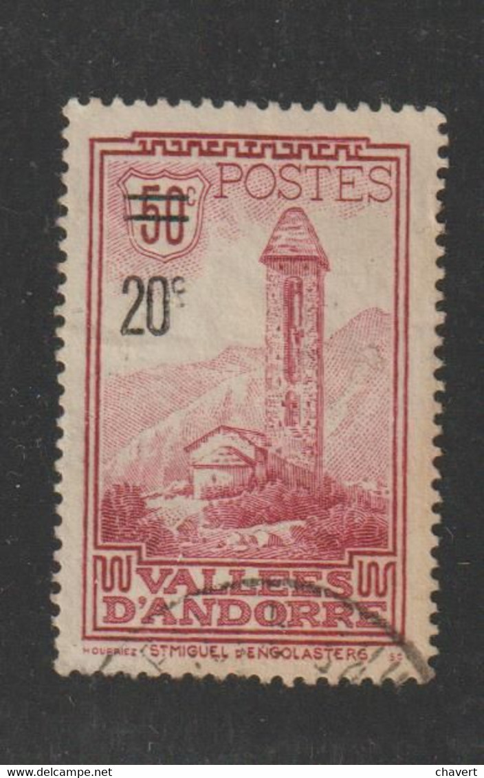 Andorre N° 46 Oblitéré (côte 19 Euros) - Gebraucht