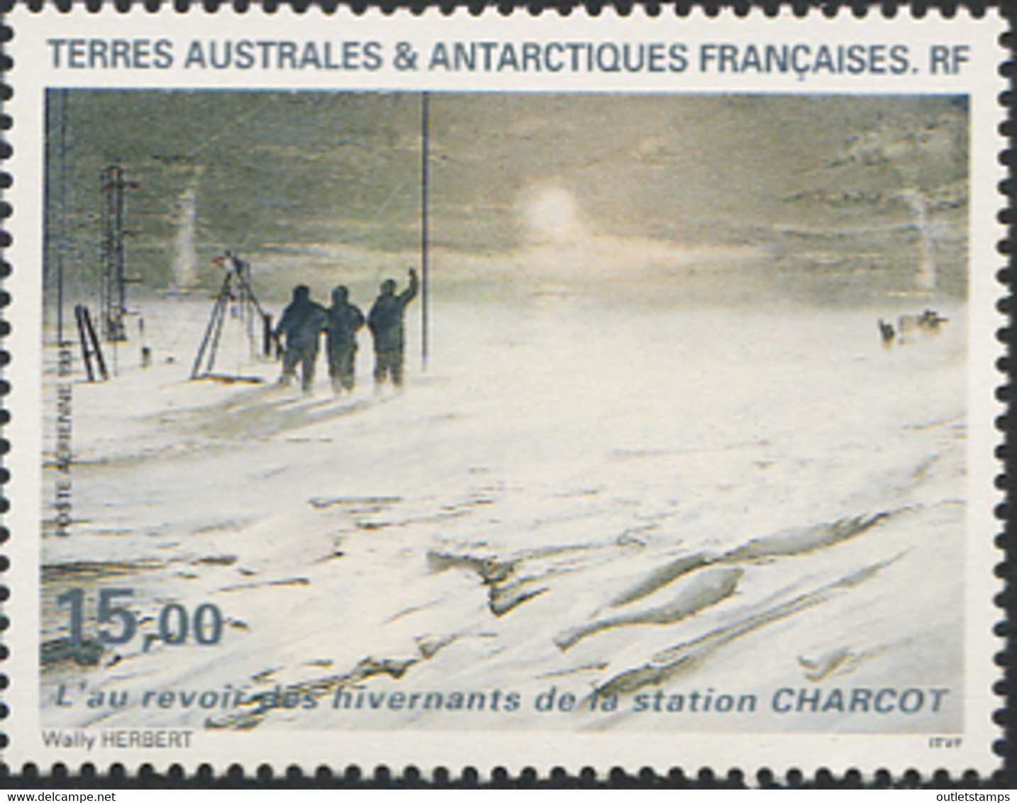 Ref. 256720 * NEW *  - FRENCH ANTARCTIC TERRITORY . 1995. FAREWELL TO THE SCIENTISTS OF CHARCOT STATION.	. ADIOS A LOS C - Unused Stamps