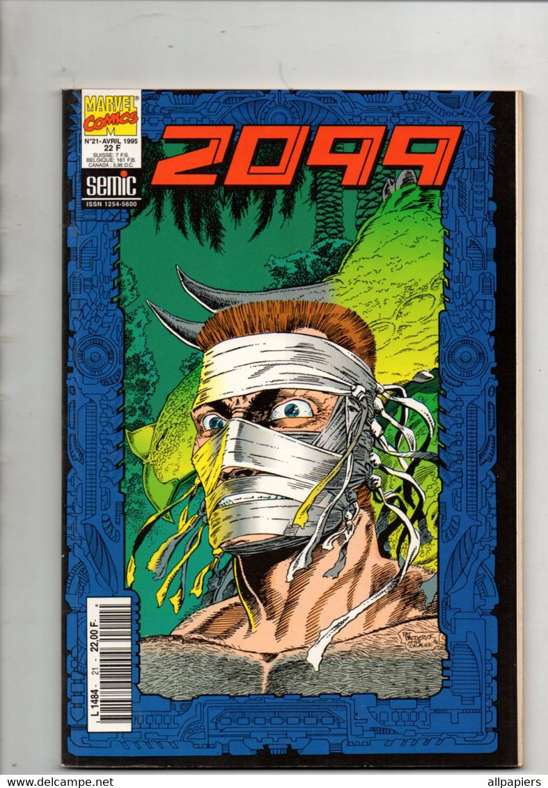 Comics 2099 N°21 Ghost Rider 4 - Spider-Man 22 - Doom 20 - X-Men 11 - éditions Semic De 1995 - Lug & Semic
