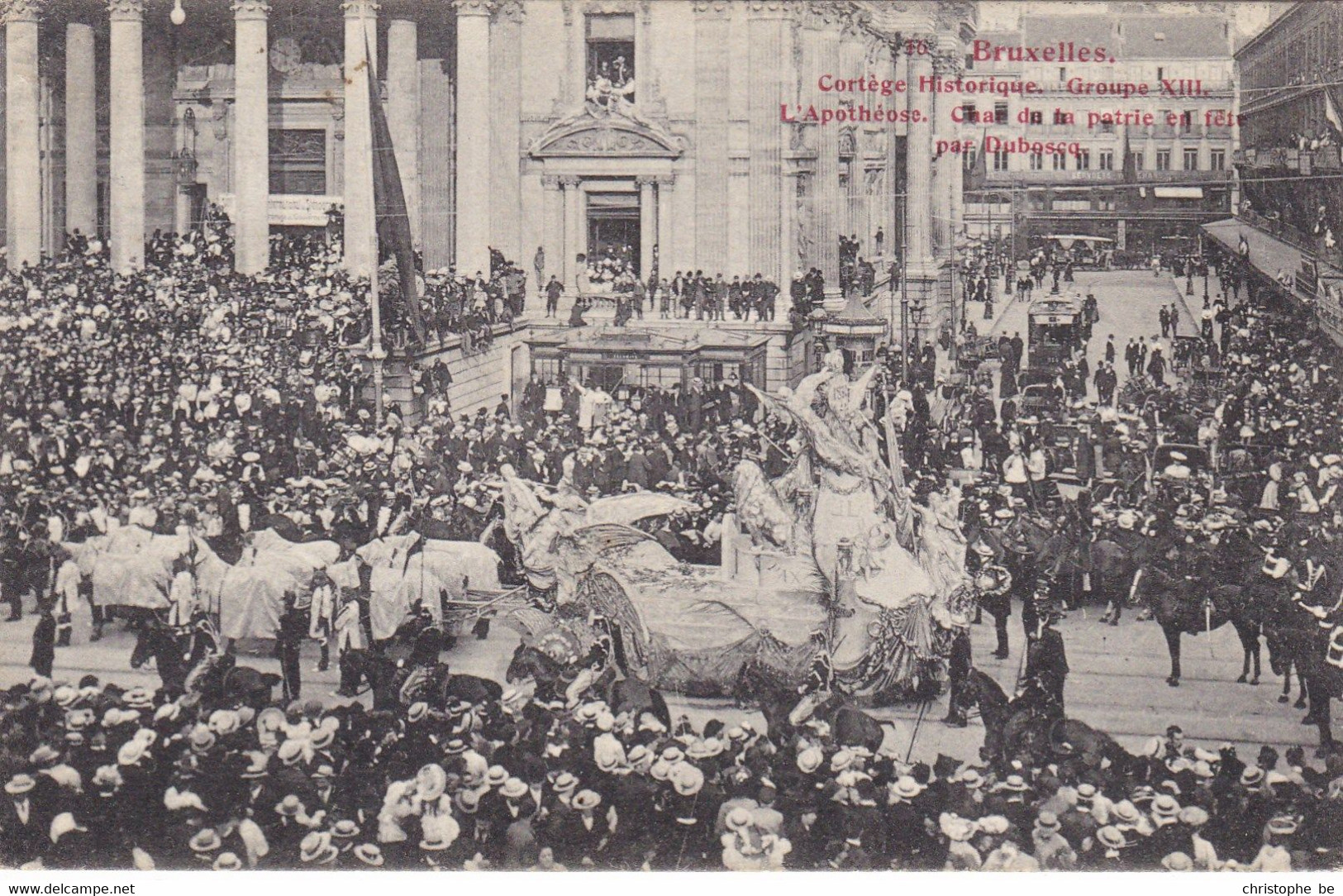 Brussel, Bruxelles, Cortège Historique, L'Apothéose (pk73412) - Feesten En Evenementen