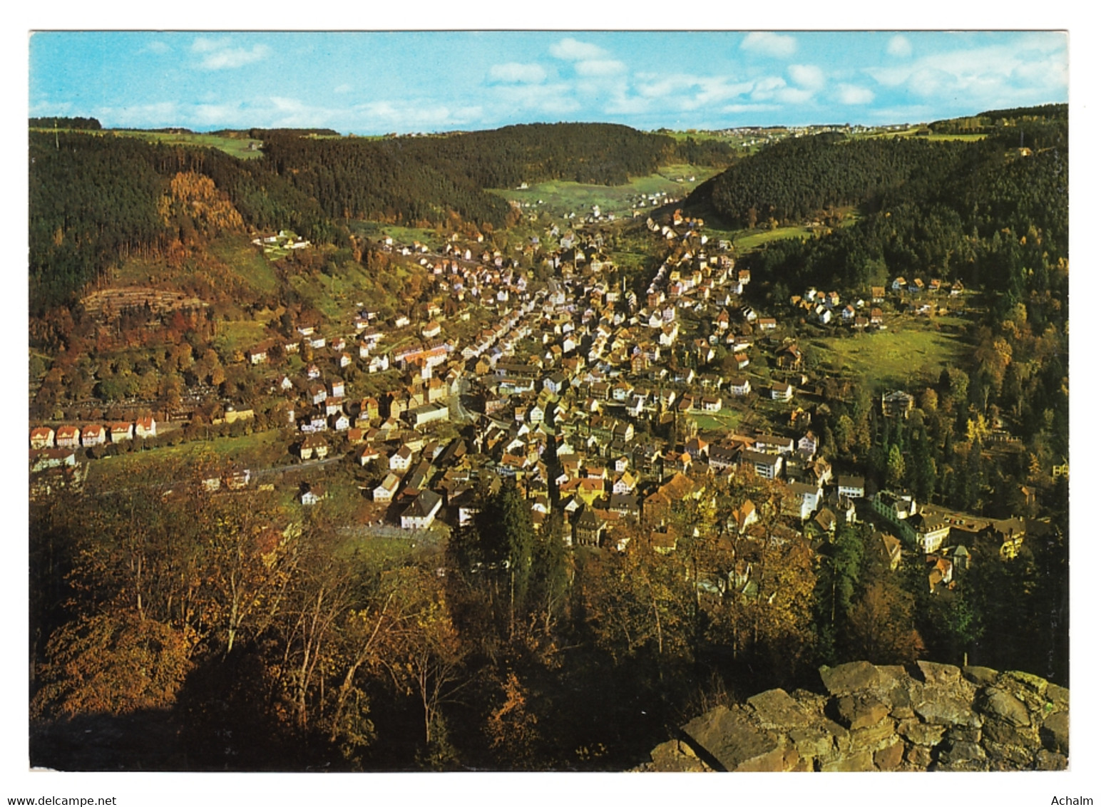 Schramberg Die Fünftälerstadt Im Schwarzwald - Blick Vom Schlossberg Auf Die Stadt - Schramberg