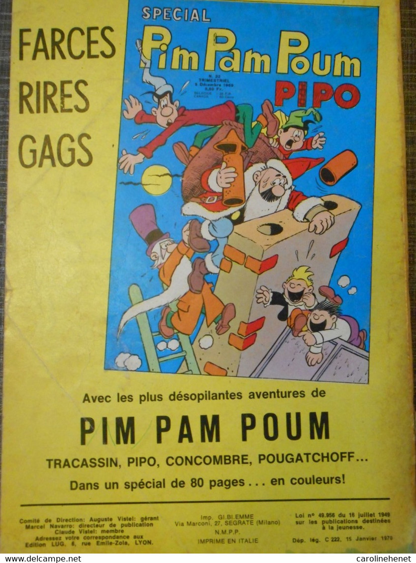 PIM PAM POUM N°98 1970 - Pim Pam Poum