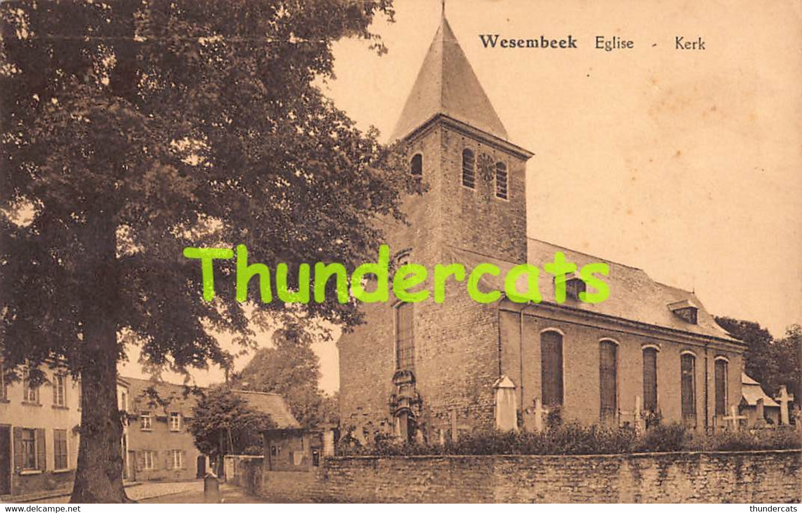 CPA WESEMBEEK EGLISE KERK - Wezembeek-Oppem