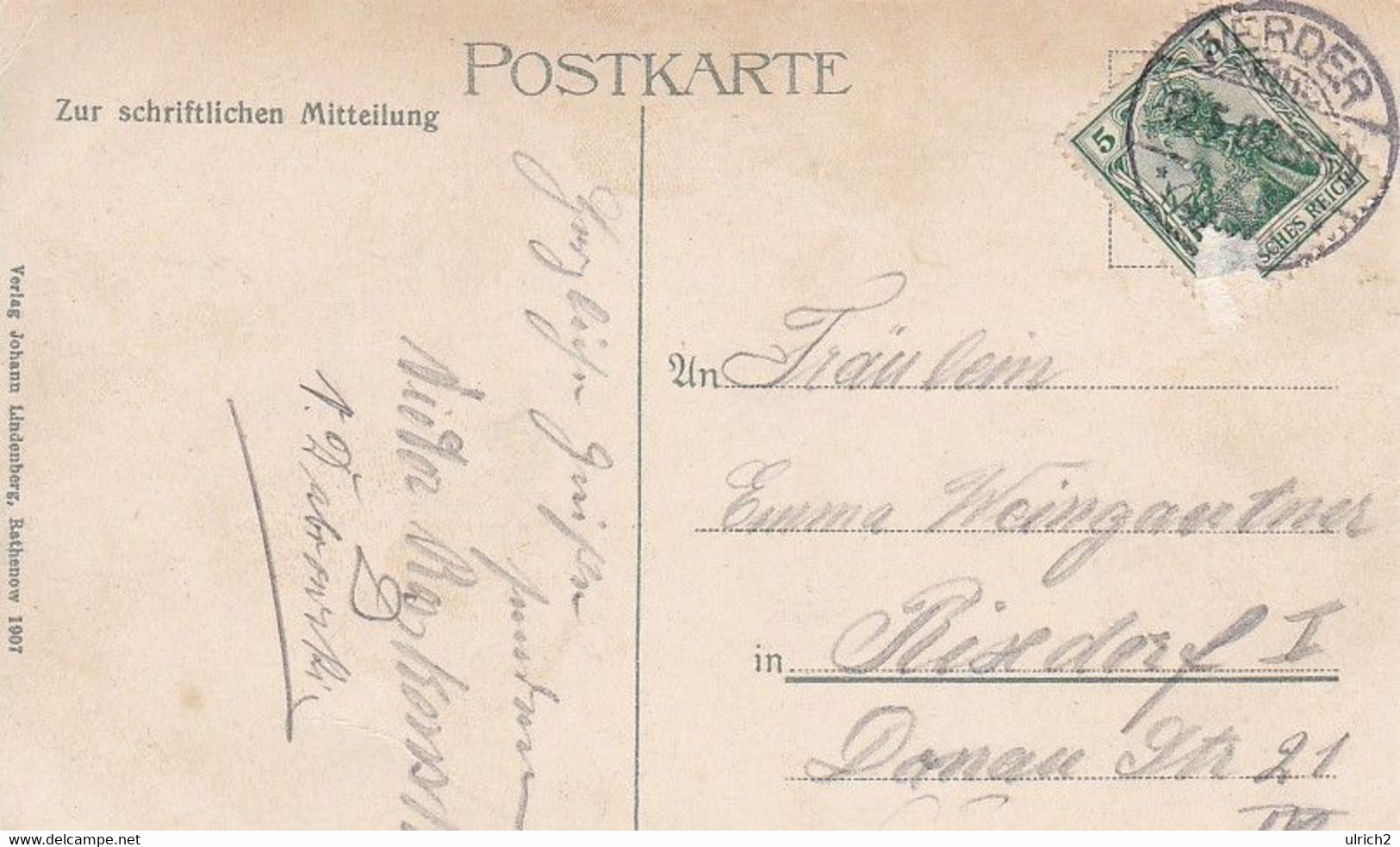 AK Gruß Aus Werder - Havel - Friedrichshöhe - 1907 (52789) - Werder