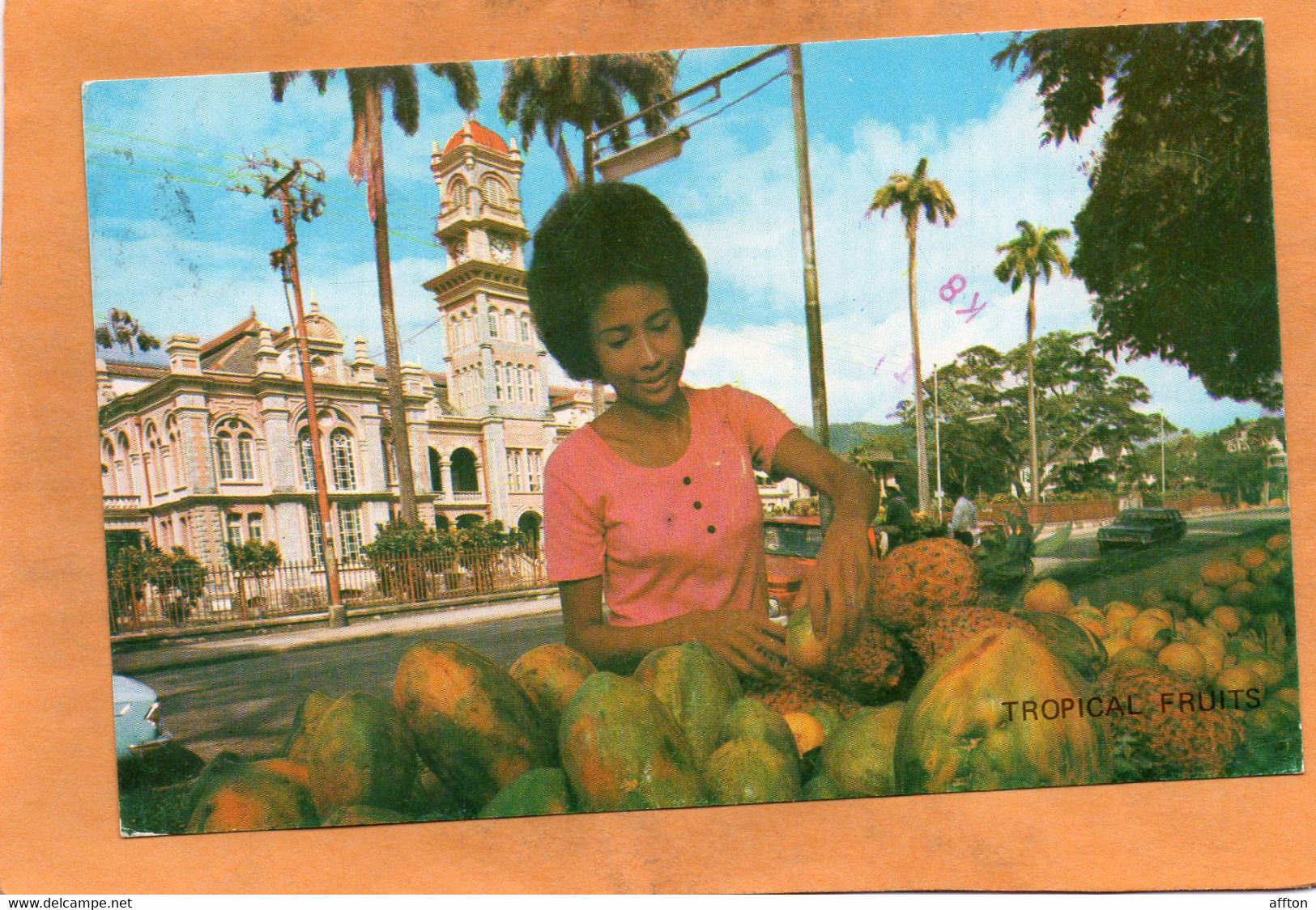 Grenada Grenadines Old Postcard Mailed USA Army - Grenada