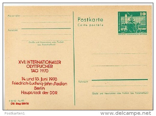 DDR P79-12d-78 C63b Postkarte PRIVATER ZUDRUCK Olympischer Tag Berlin 1978 - Privatpostkarten - Ungebraucht