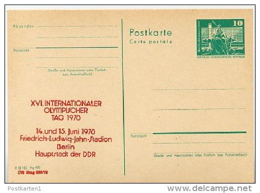 DDR P79-12d-78 C63b Postkarte PRIVATER ZUDRUCK Olympischer Tag Berlin 1978 - Private Postcards - Mint