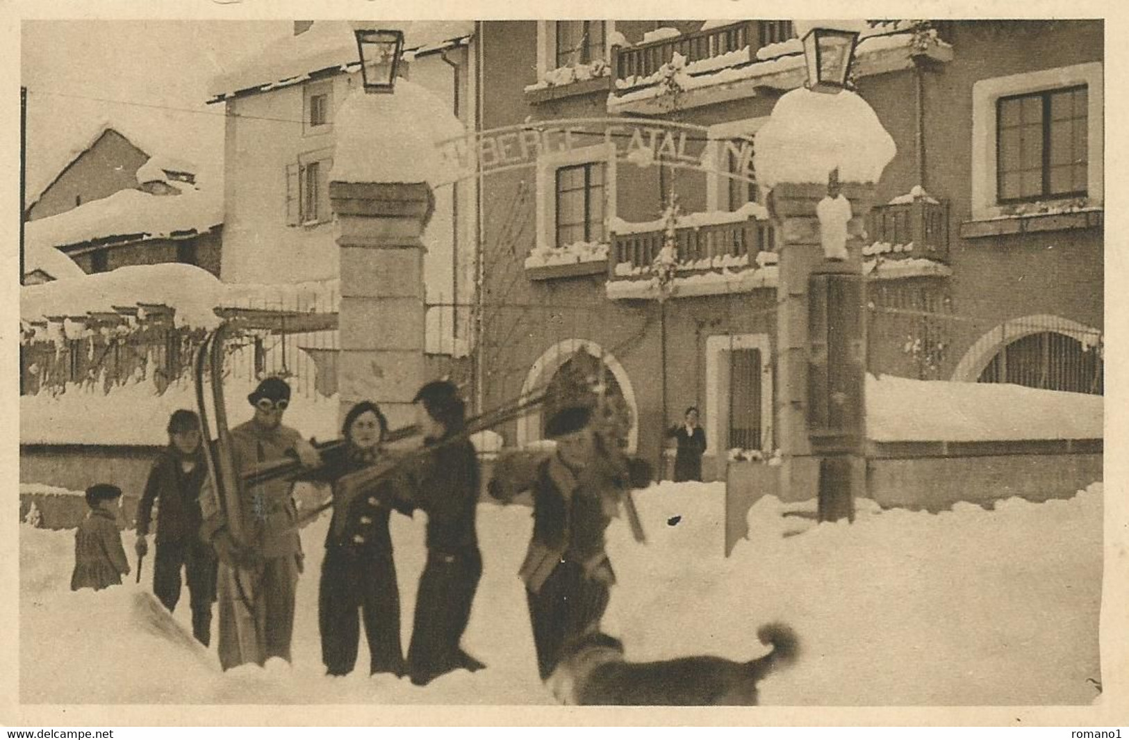 66)    LA TOUR DE CAROL - Auberge Catalane - Départ De Skieurs - Otros & Sin Clasificación