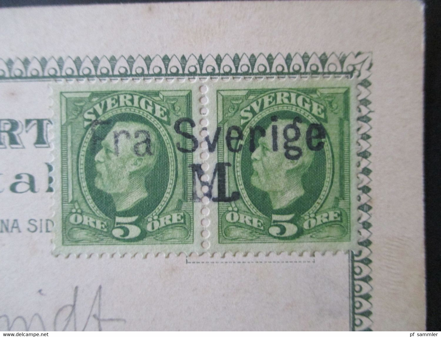 AK 1908 Helsingborg Schweden  Mit Stempel Fra Sverige M Und Rahmenstempel Paquetbot. Schiffspost Nach Köln - Lettres & Documents