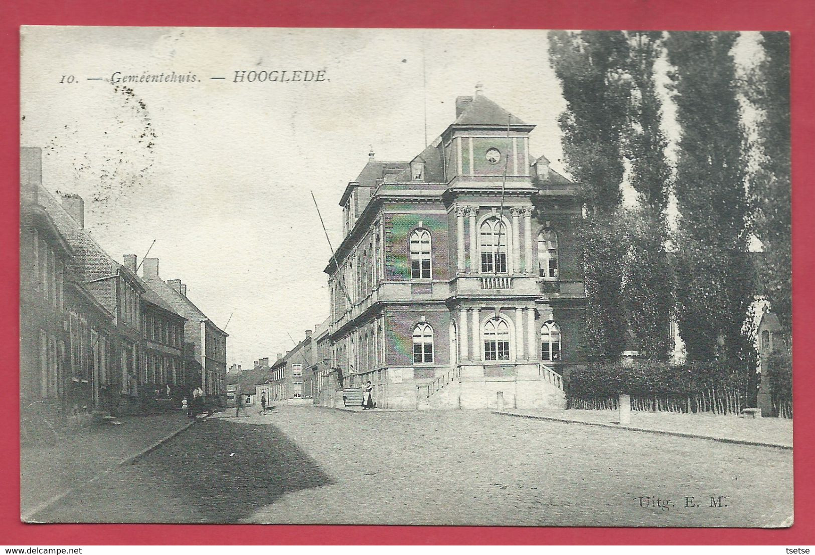 Hooglede - Gemeentehuis - 1907 ( Verso Zien ) - Hooglede