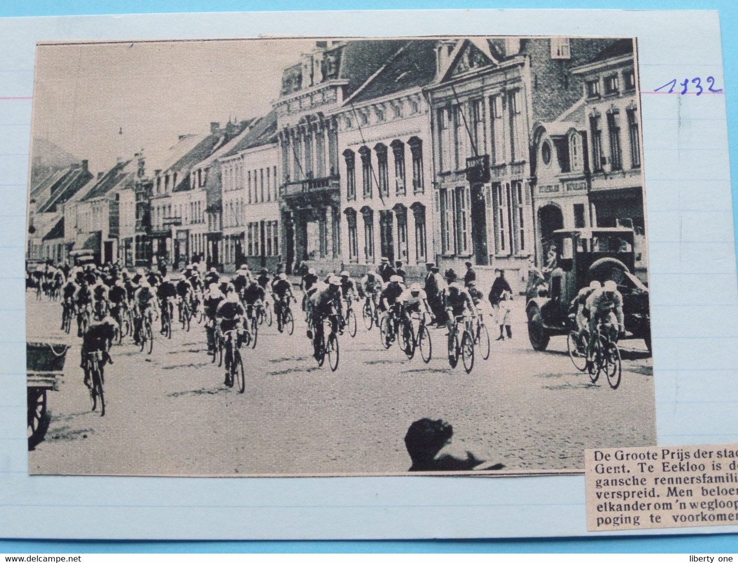 Groote Prijs GENT ( Te EEKLOO ) 1932 ( Zie Foto Voor Detail ) KRANTENARTIKEL ! - Cyclisme