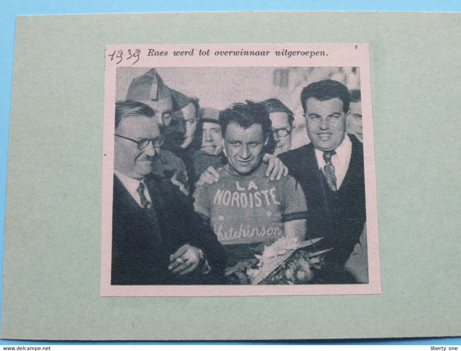 RAES Werd Tot Overwinnaar Uitgeroepen - 1939 ( Zie Foto Voor Detail ) KRANTENARTIKEL ! - Cyclisme
