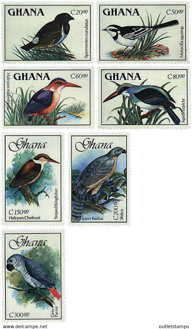 Ref. 597796 * NEW *  - GHANA . 1989. BIRDS. AVES - Ghana (1957-...)