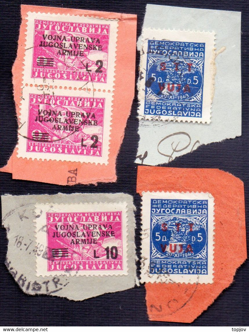 VUJNA - SLOVENIA - LOT - PIRANO   CAPODISTRIA Used - 1949 - Marcofilie