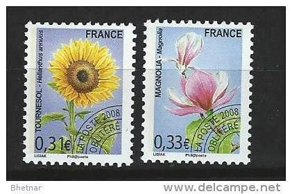 FR Préo YT 257 & 258 " Fleurs " 2008 Neuf** - 1989-2008