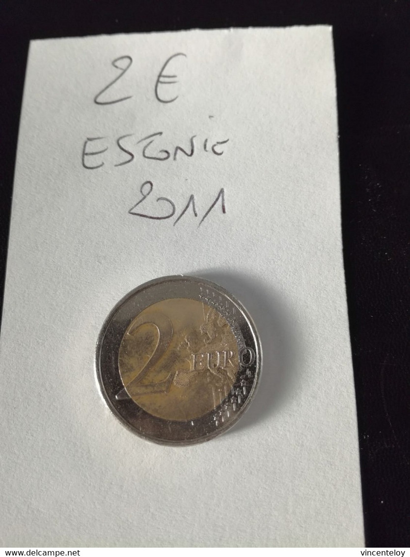 2 Euros Estonie 2011  En L Etat Sur Les Photos - Estonie