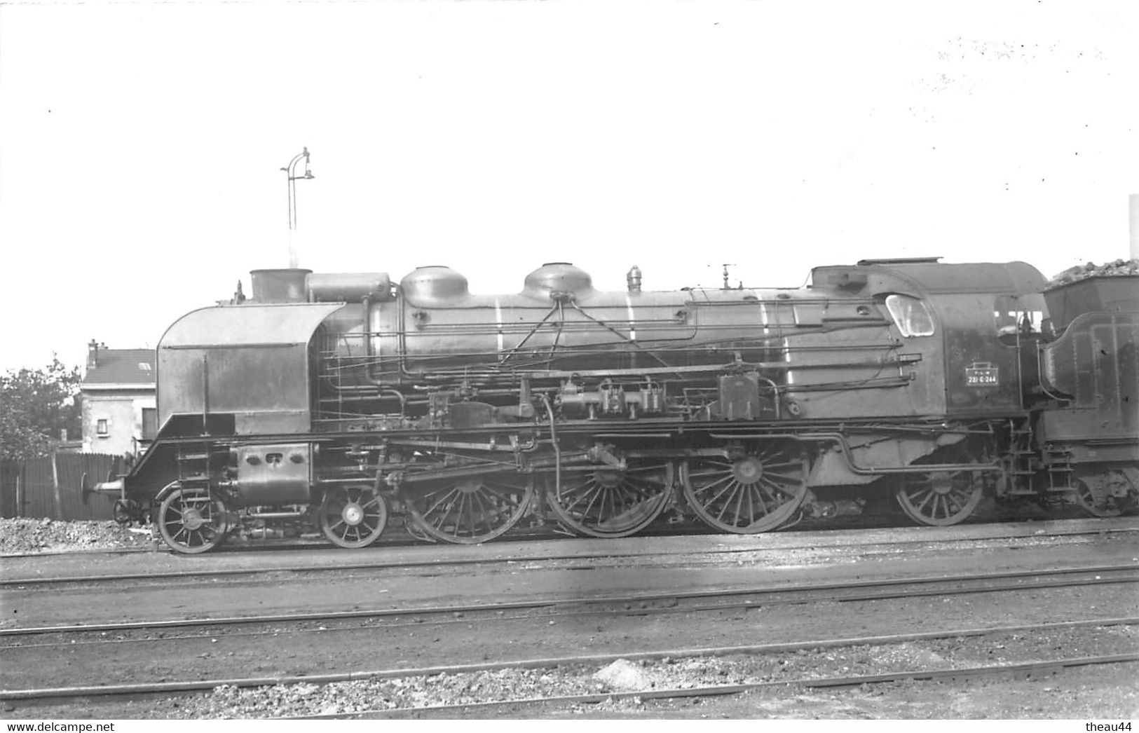 ¤¤  -   Cliché D'une Locomotive  -  " PLM 231. G. 244 "   -  Photographe " Albert Dubois "  -  Voir Description    -  ¤¤ - Trains