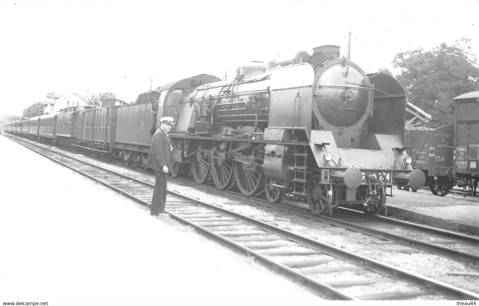 ¤¤  -   Cliché D'une Locomotive  -  Train, Cheminot  -  Photographe " Albert Dubois "  -  Voir Description    -  ¤¤ - Treni